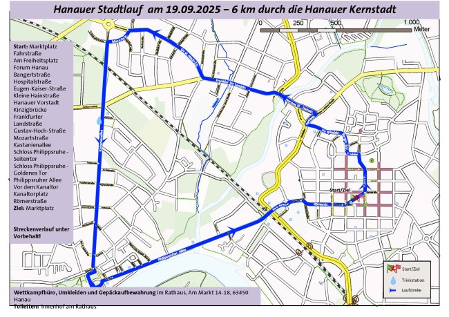 Streckenplan 2025